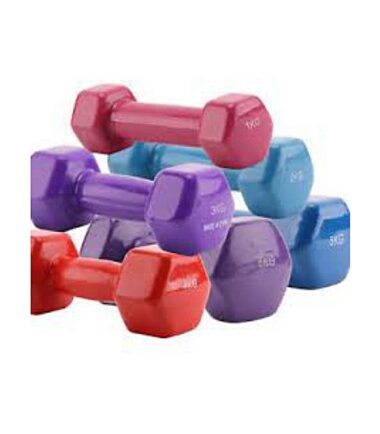 Bodyfit 1 Pair Of 3KG Dumbbell-Purple