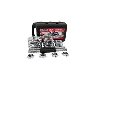 Bodyfit 20kg Dumbbell Case With Free Hand Glove