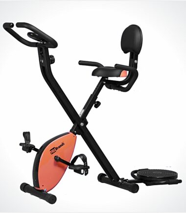 Bodyfit Home Fitness Exercise X-bike With Back Rest