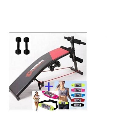 Bodyfit Schmidt Sit Up Bench WITH RESISTANCE ROPE