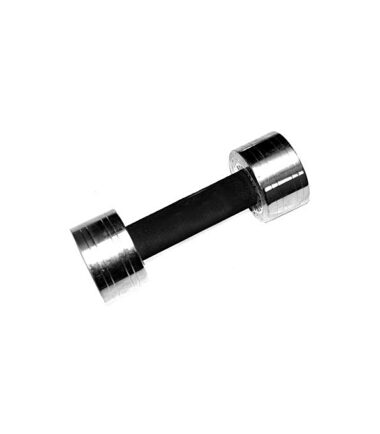 Bodyfit Silver Chrome Dumbbells (4kg Each)