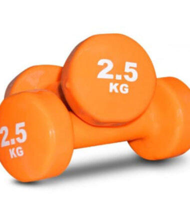 Vinyl Dipped Dumbbells – 2.5kg – 1 Pair