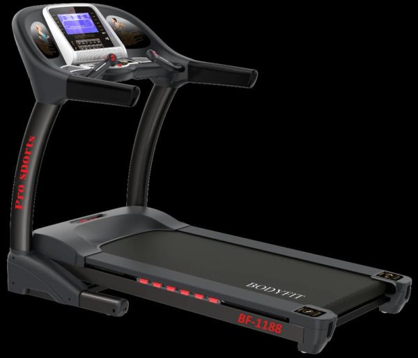Bodyfit 4hp AC Treadmill with USA Lesson Moto BF1188-1