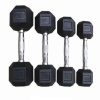 10kg, 7.5kg, 5kg, 4kg Rubber Dumbbells
