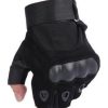 Bodyfit half finger Gym Glove with hard knock