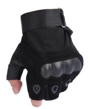 Bodyfit half finger Gym Glove with hard knock
