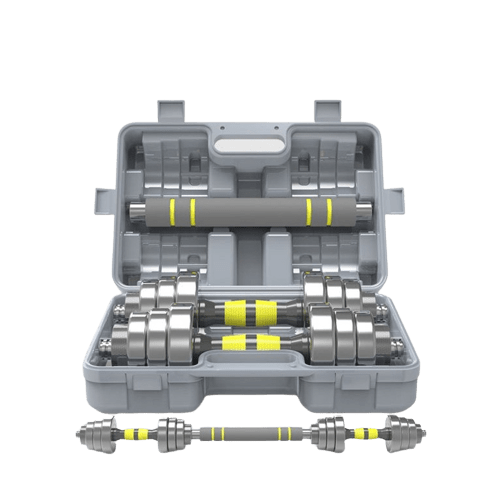 Heavy Chromed Iron DUMBBELLS 40kg set