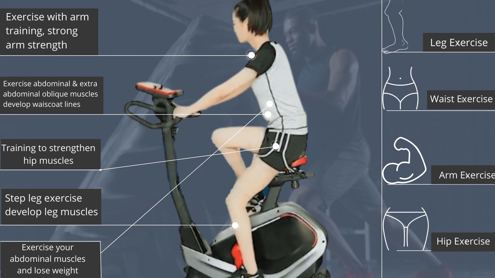 ebay upright exercise bike