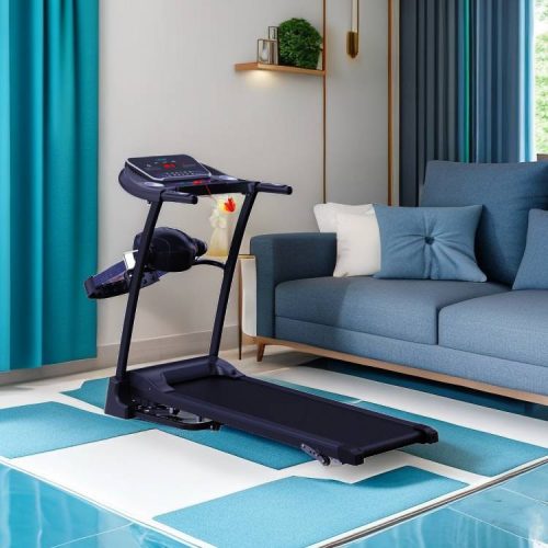 Bodyfit Treadmill 2Hp with Massage Dumbbells Twister